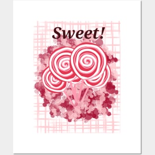 Lollipop cute and sweet Posters and Art